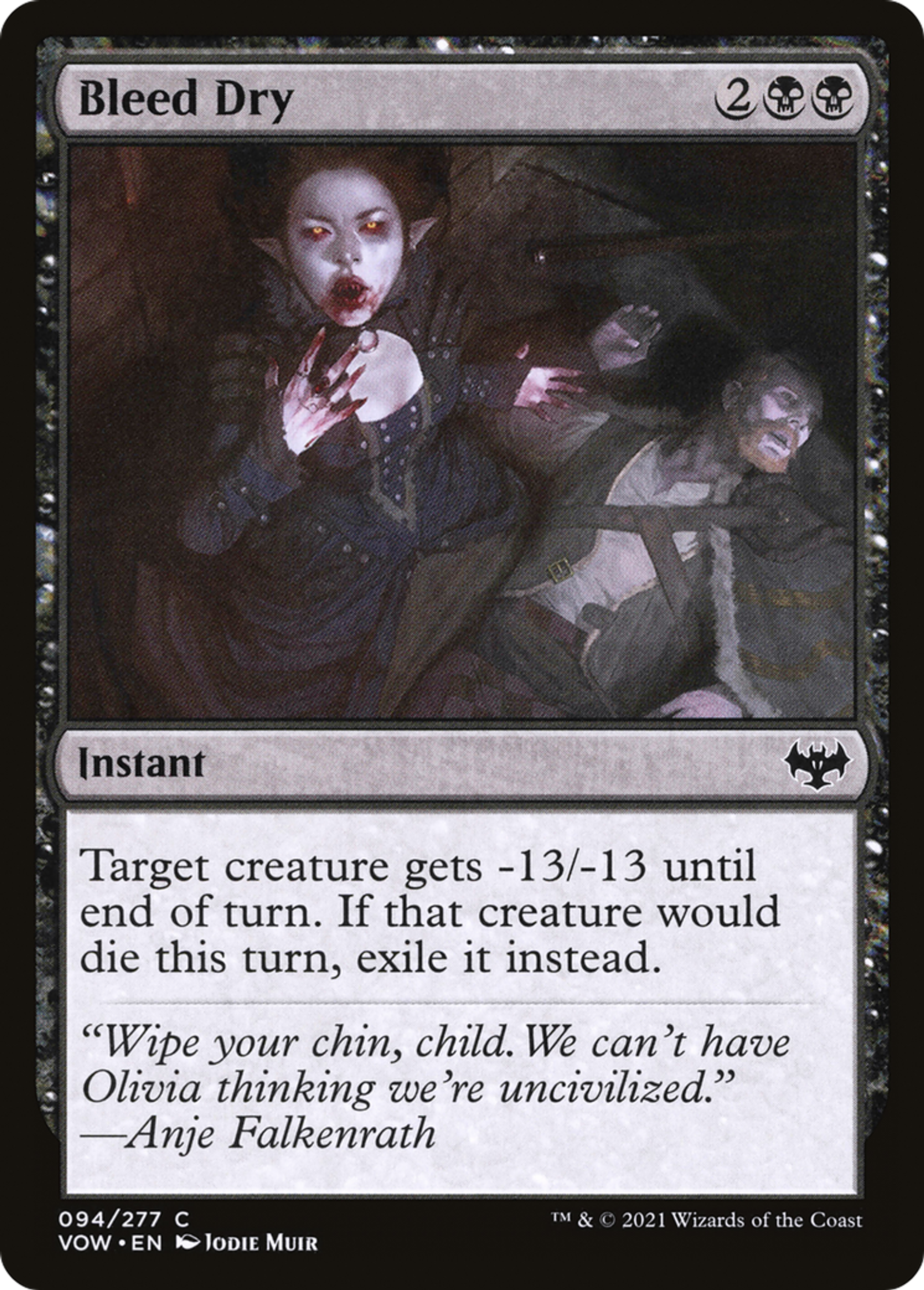Vider de son sang — Innistrad: Crimson Vow — Magic: The Gathering