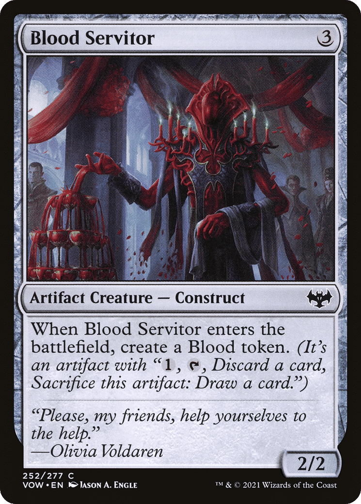 Blood Servitor — Innistrad: Crimson Vow — Magic: The Gathering