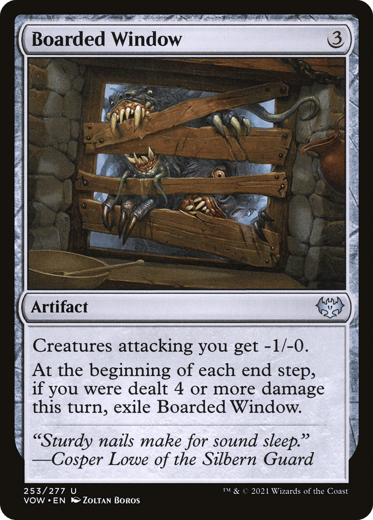 Boarded Window — Innistrad: Crimson Vow — Magic: The Gathering