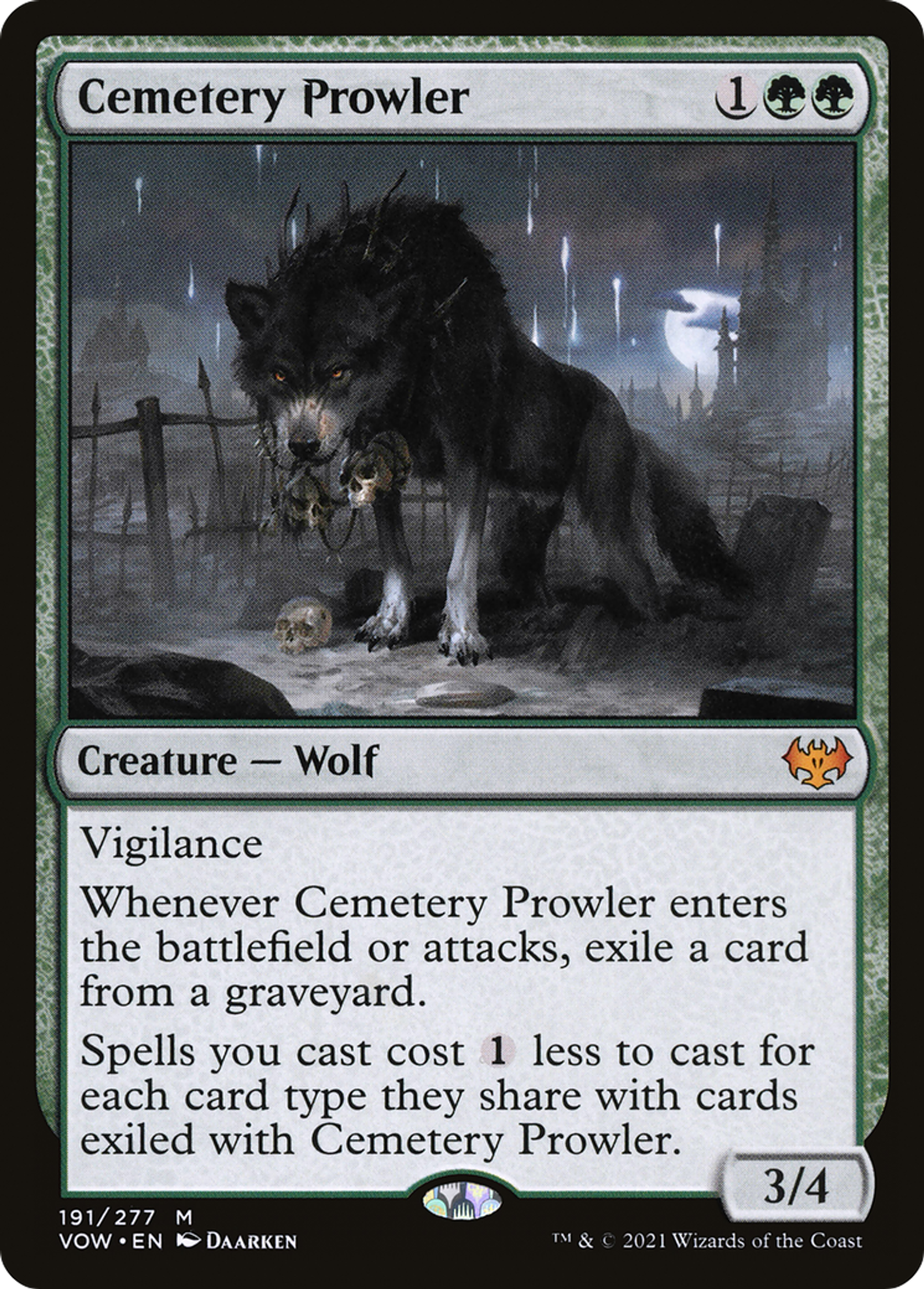 Cemetery Prowler — Innistrad: Crimson Vow — Magic: The Gathering