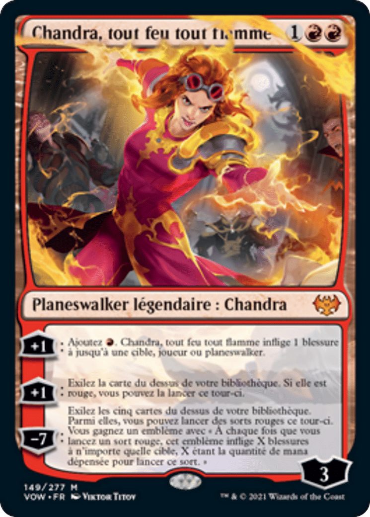 Chandra, tout feu tout flamme — Innistrad: Crimson Vow — Magic: The Gathering