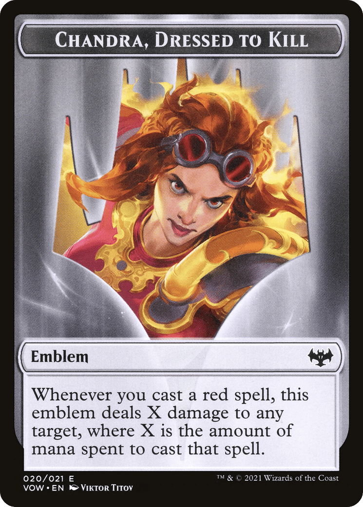 Chandra, Dressed to Kill Emblem — Innistrad: Crimson Vow — Magic: The Gathering