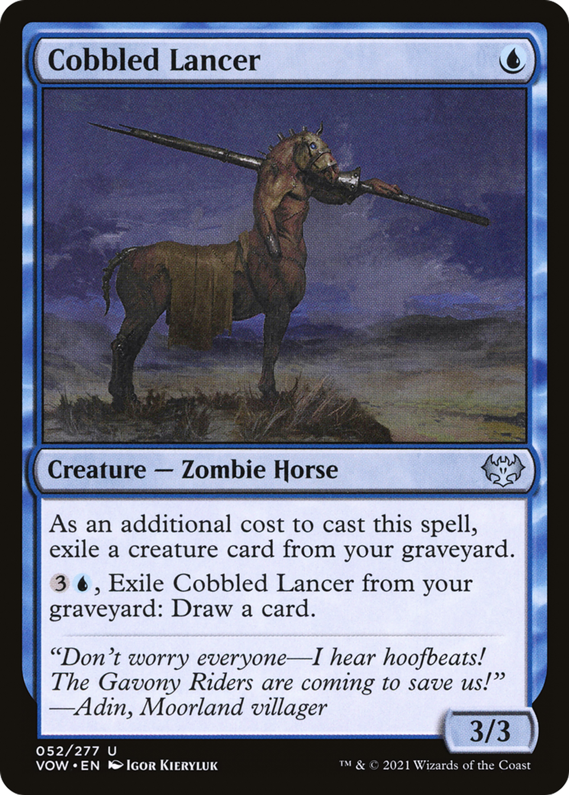 Cobbled Lancer — Innistrad: Crimson Vow — Magic: The Gathering