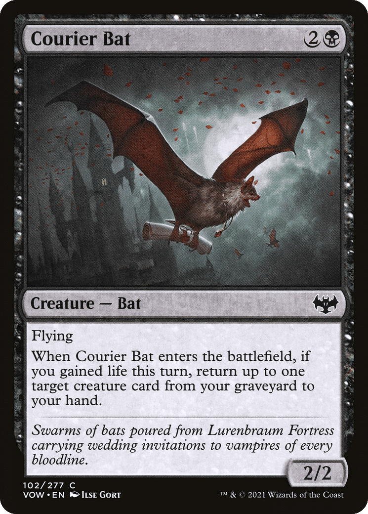 Courier Bat — Innistrad: Crimson Vow — Magic: The Gathering