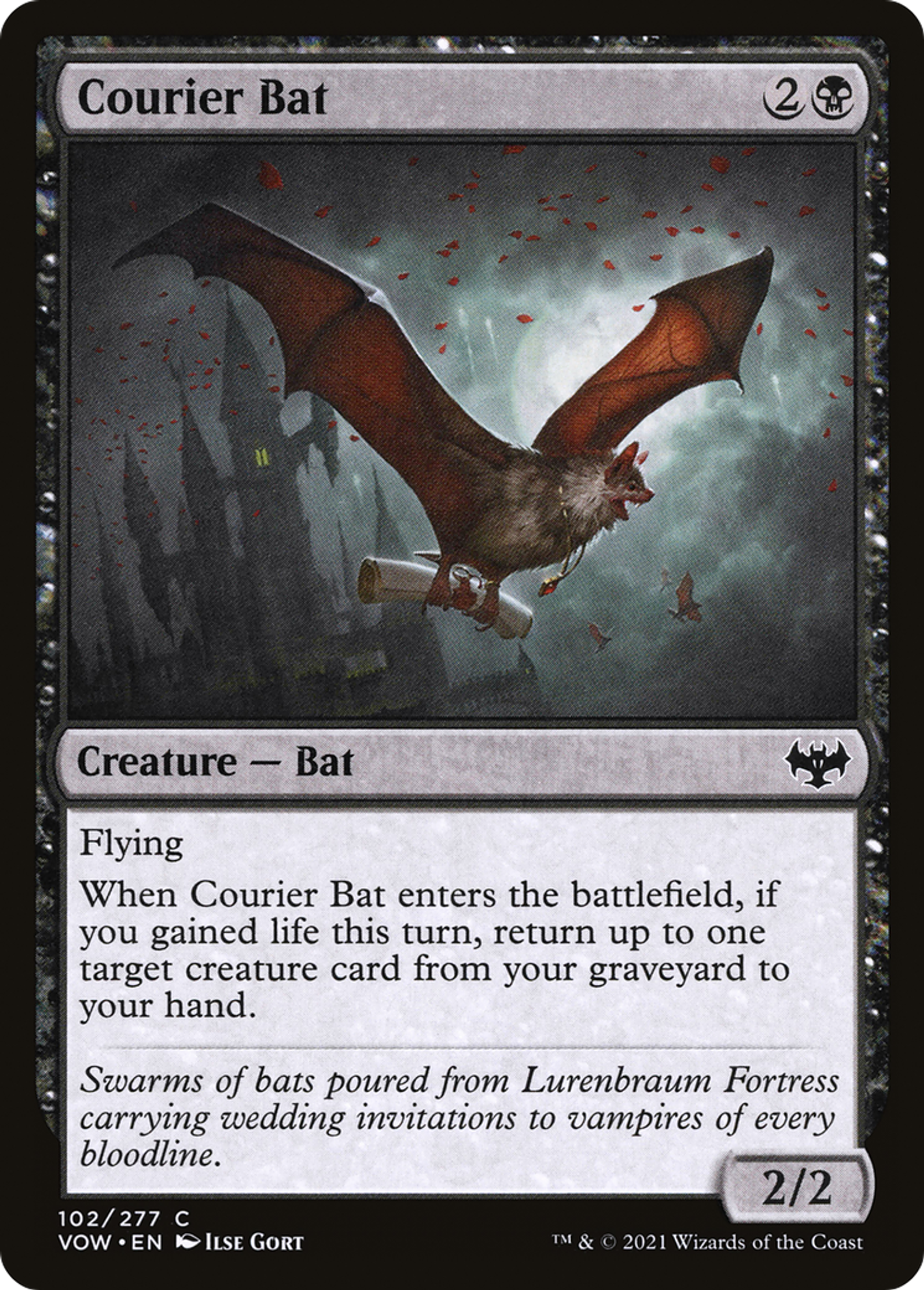 Courier Bat — Innistrad: Crimson Vow — Magic: The Gathering