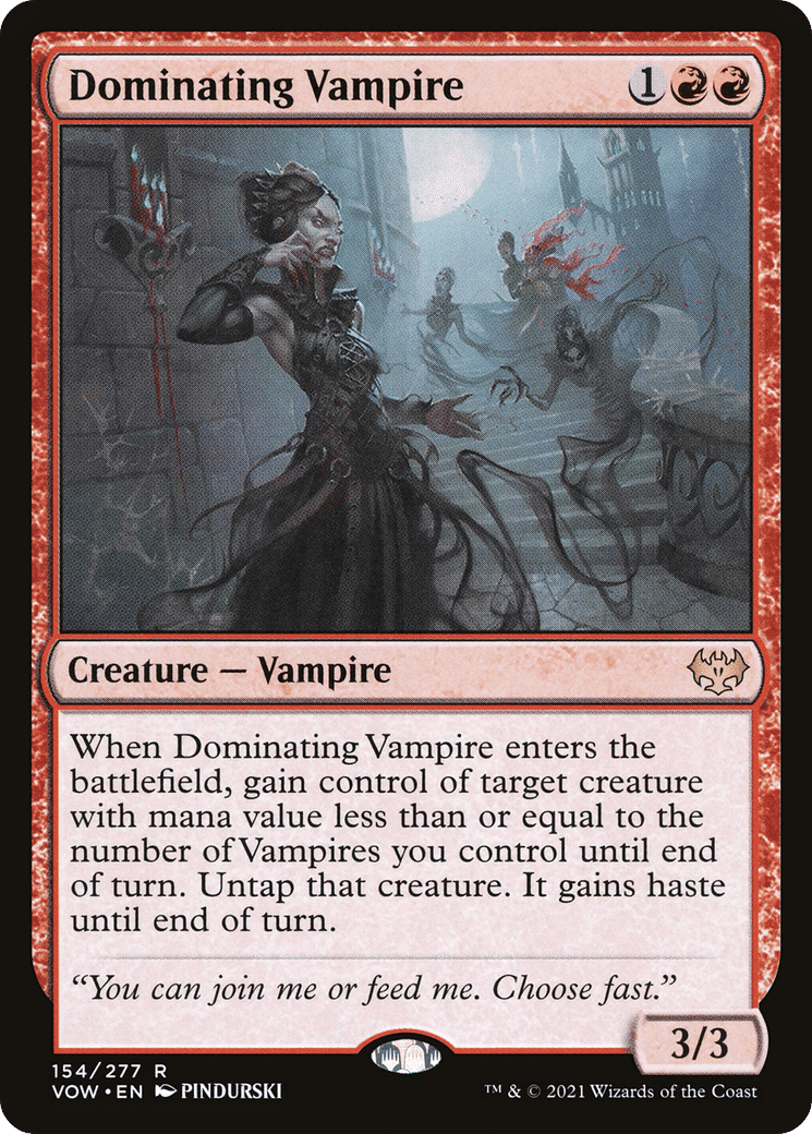 Dominating Vampire — Innistrad: Crimson Vow — Magic: The Gathering