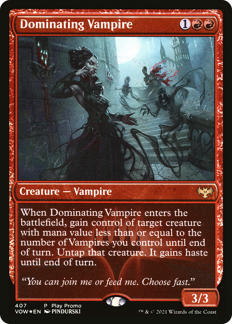 Dominating Vampire — Innistrad: Crimson Vow — Magic: The Gathering