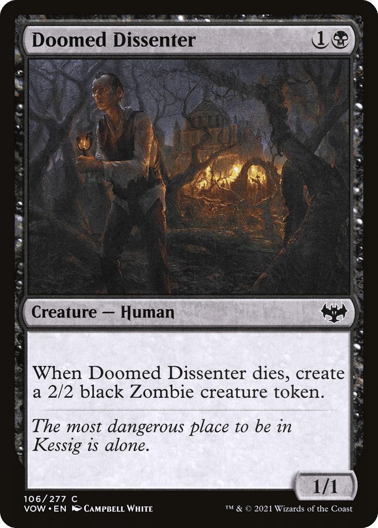 Doomed Dissenter — Innistrad: Crimson Vow — Magic: The Gathering