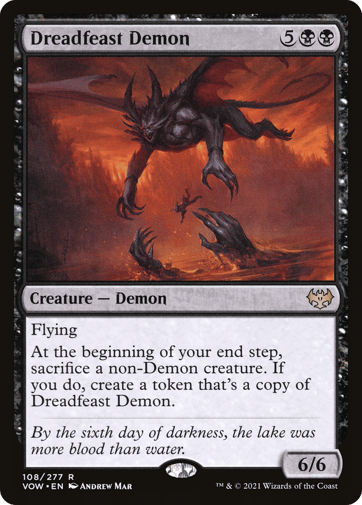 Dreadfeast Demon — Innistrad: Crimson Vow — Magic: The Gathering