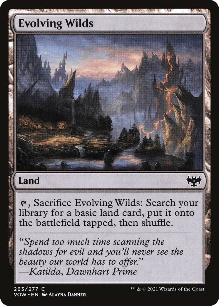 Evolving Wilds — Innistrad: Crimson Vow — Magic: The Gathering