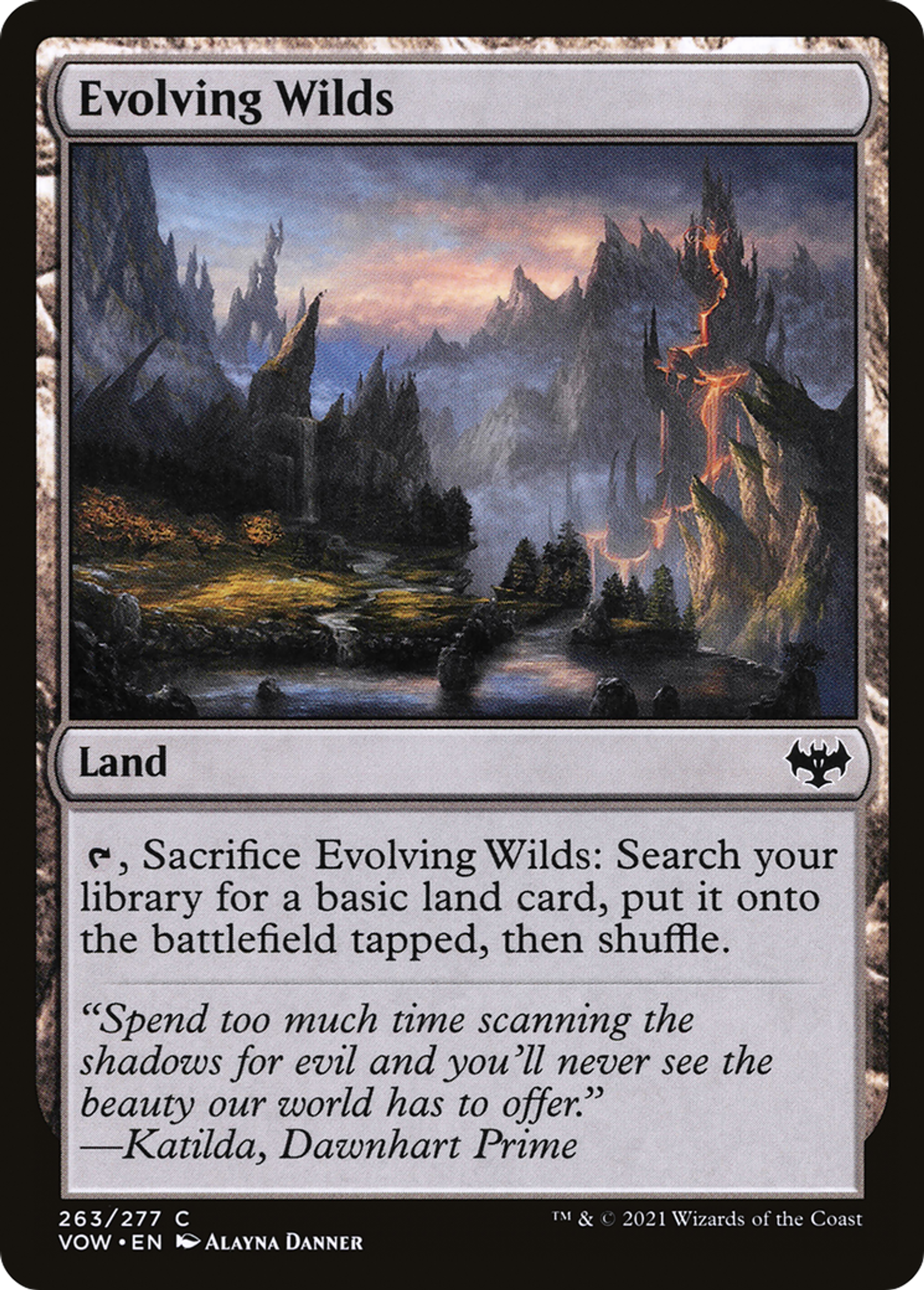Evolving Wilds — Innistrad: Crimson Vow — Magic: The Gathering