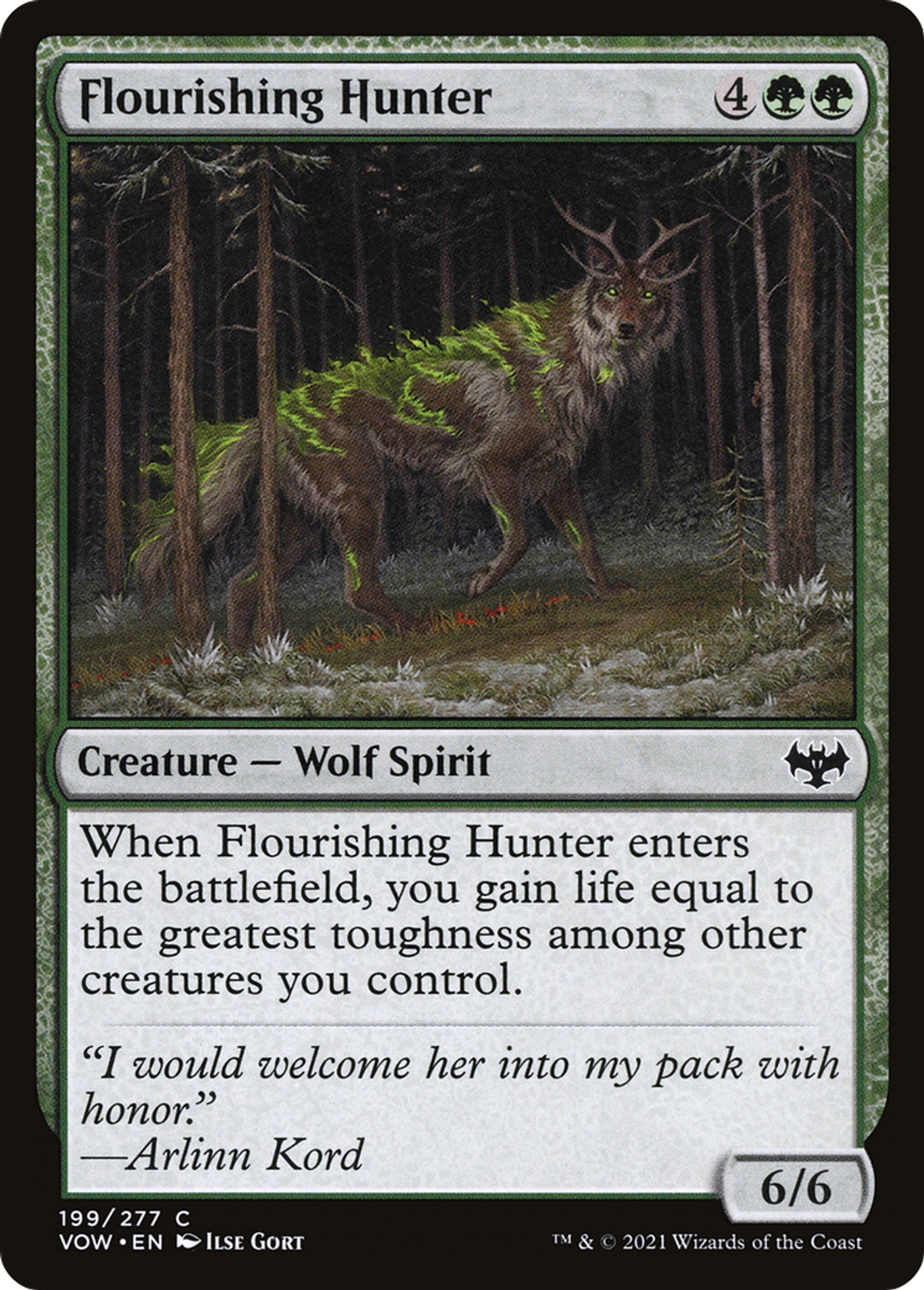 Chasseur florissant — Innistrad: Crimson Vow — Magic: The Gathering
