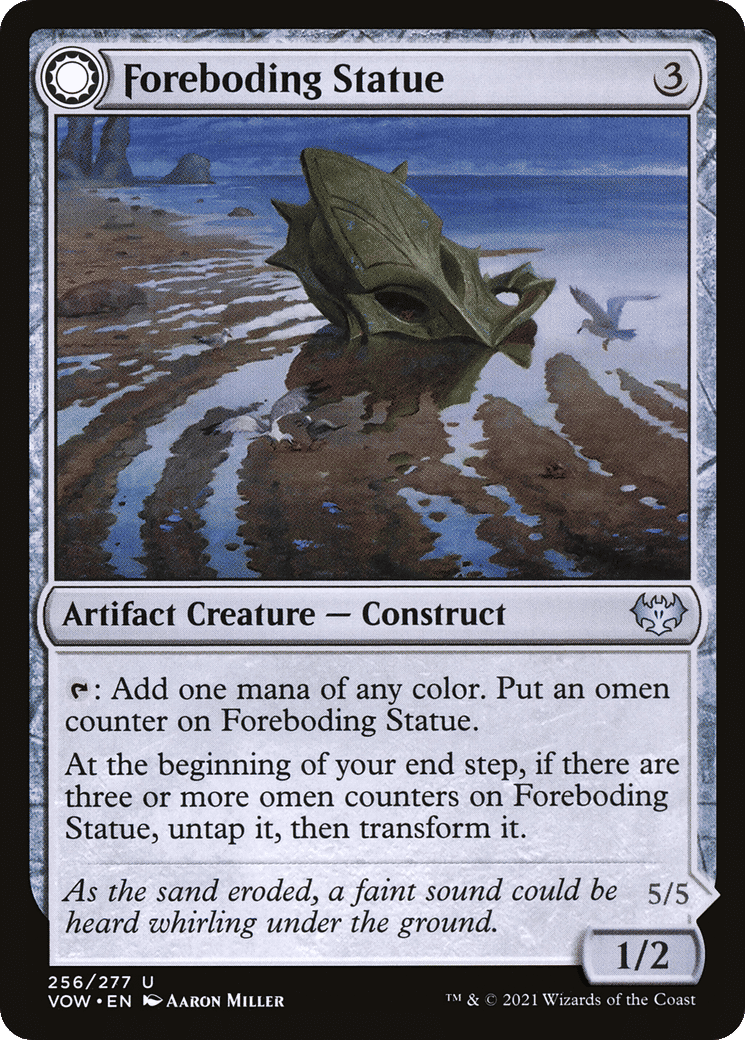 Foreboding Statue // Forsaken Thresher — Innistrad: Crimson Vow — Magic: The Gathering