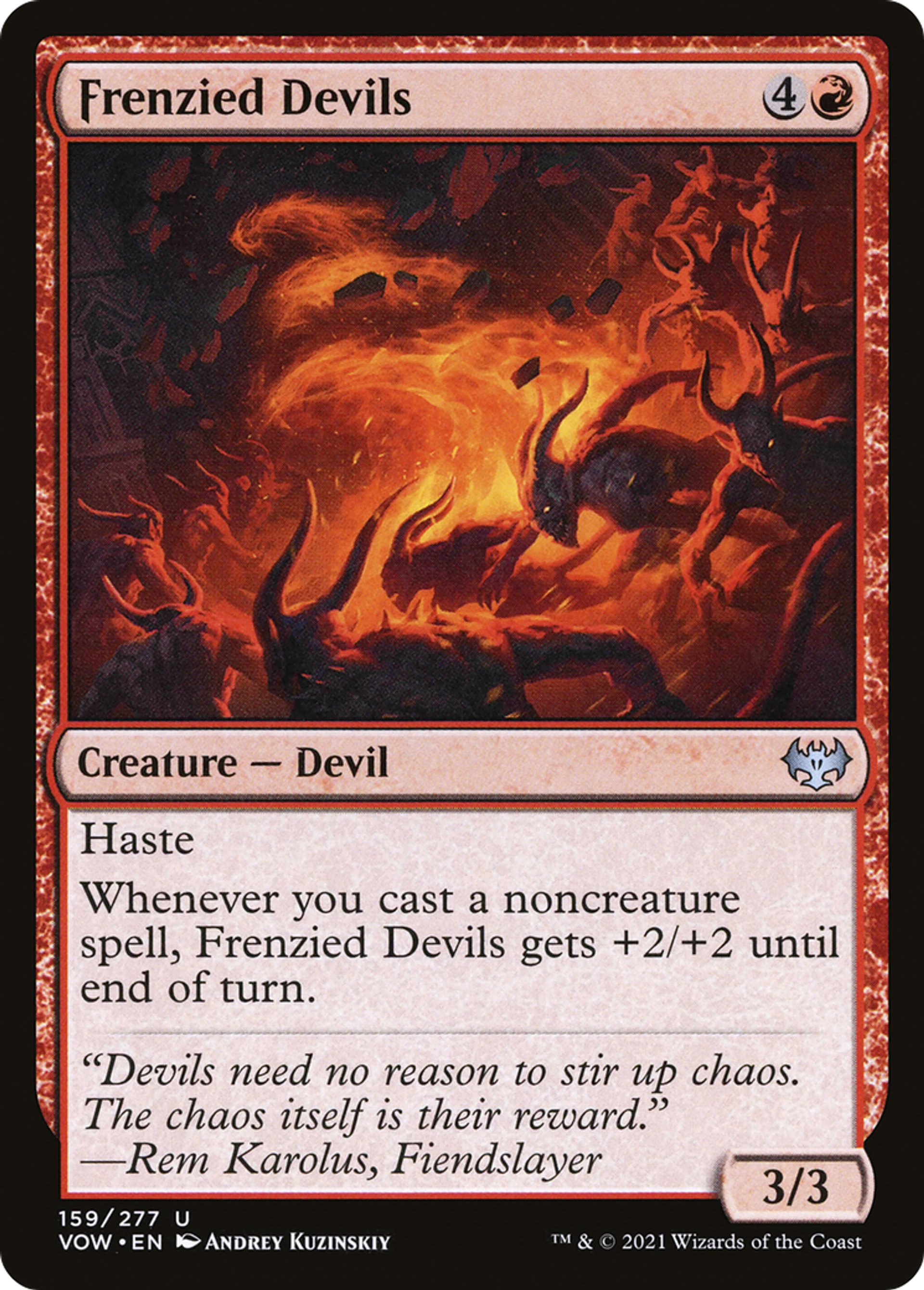 Diables hystériques — Innistrad: Crimson Vow — Magic: The Gathering