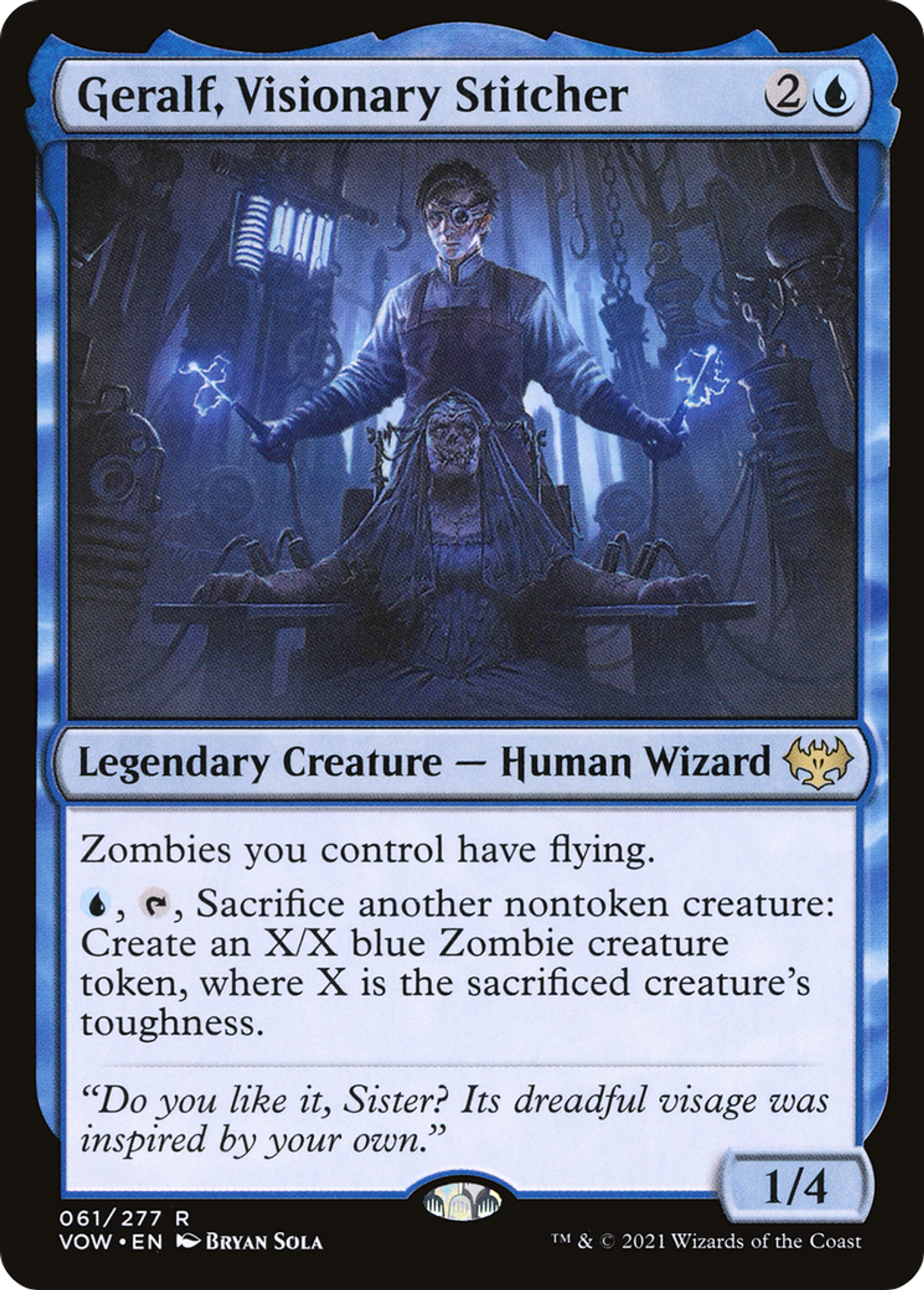 Geralf, Visionary Stitcher — Innistrad: Crimson Vow — Magic: The Gathering