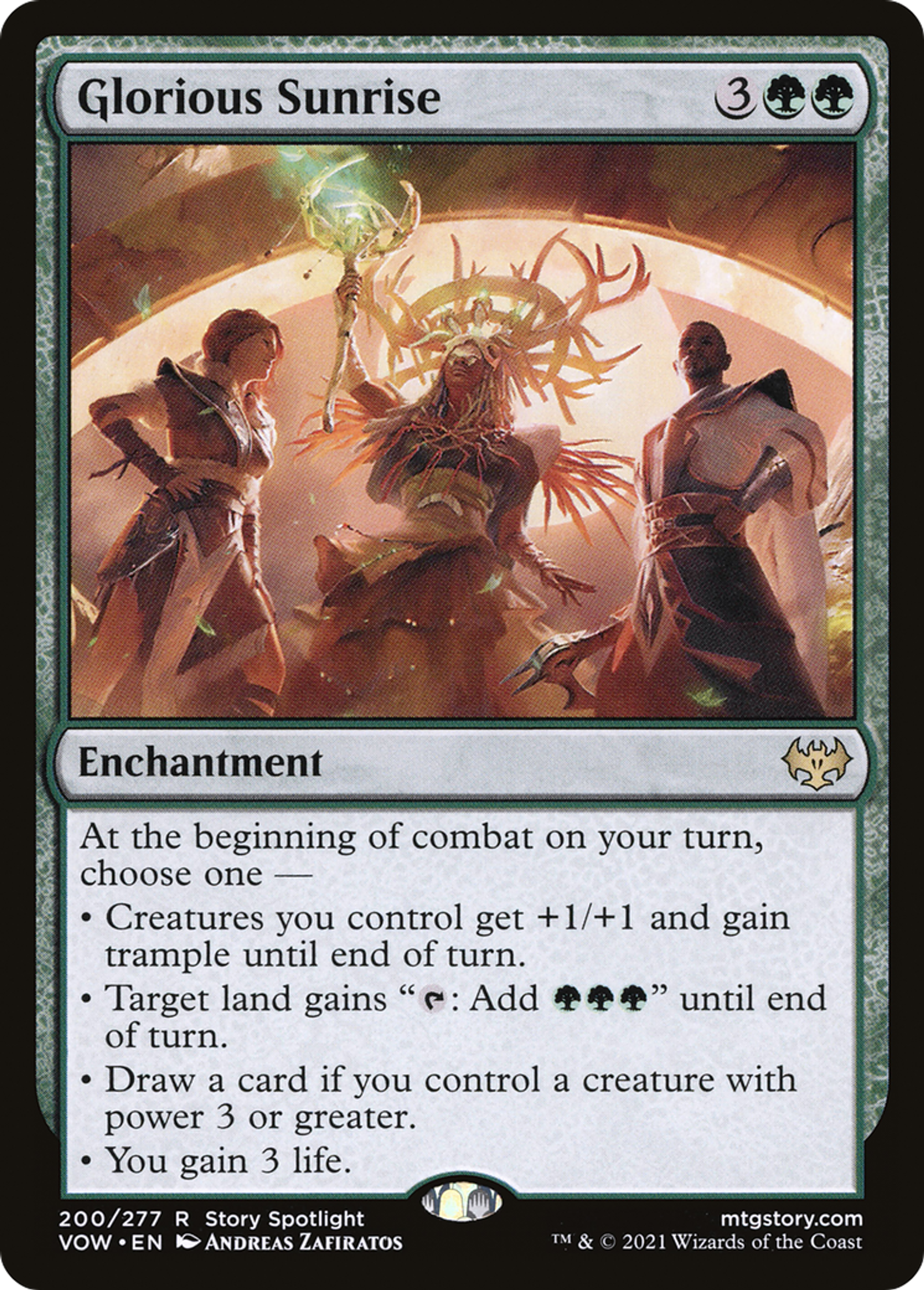 Glorious Sunrise — Innistrad: Crimson Vow — Magic: The Gathering