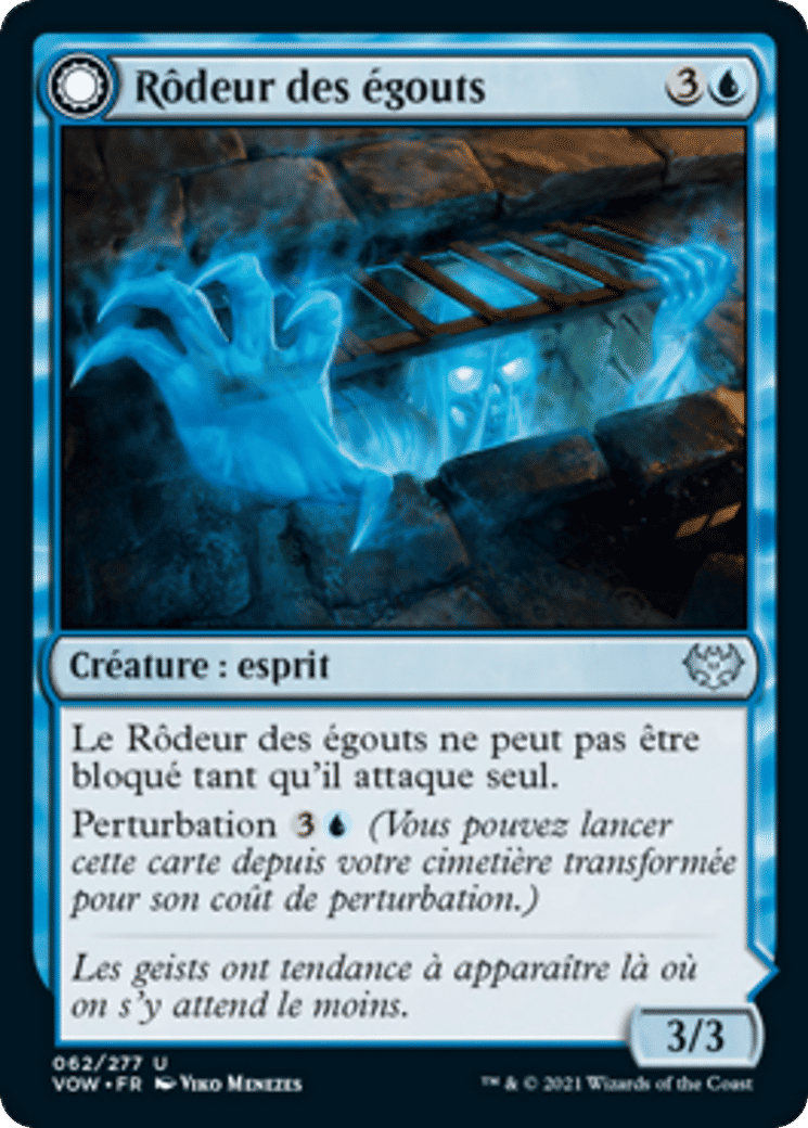 Rôdeur des égouts // Raccourci par les égouts — Innistrad: Crimson Vow — Magic: The Gathering