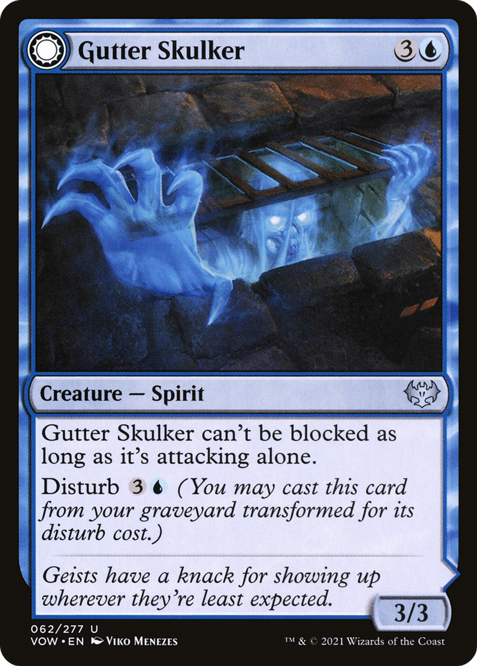 Gutter Skulker // Gutter Shortcut — Innistrad: Crimson Vow — Magic: The Gathering