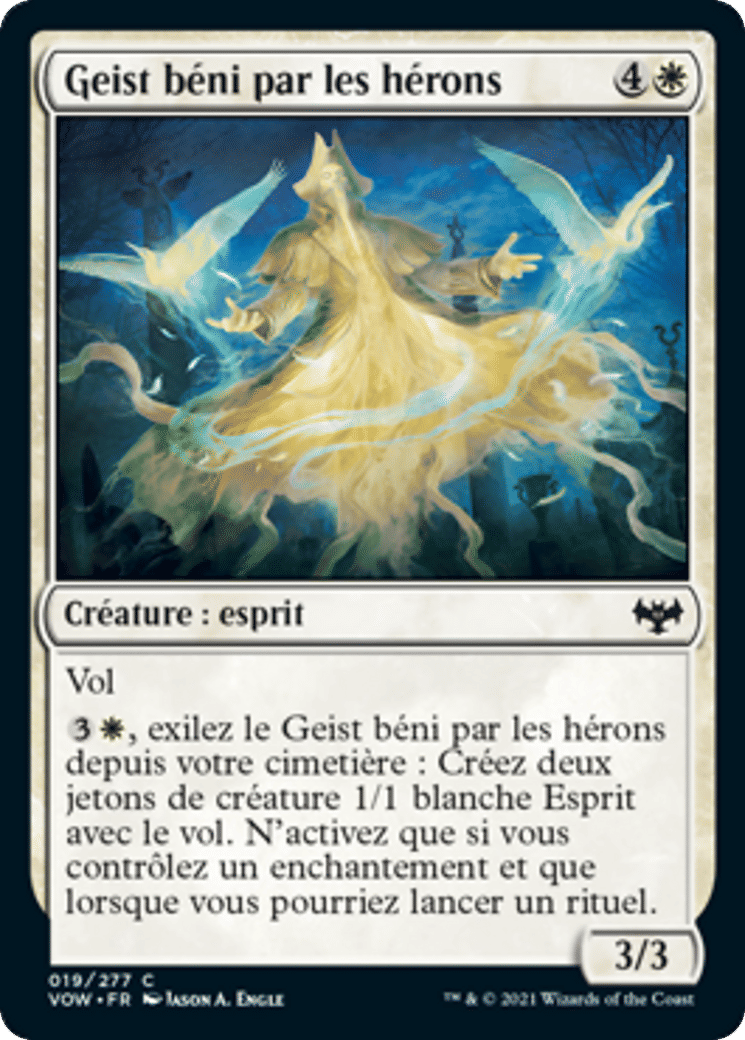 Geist béni par les hérons — Innistrad: Crimson Vow — Magic: The Gathering