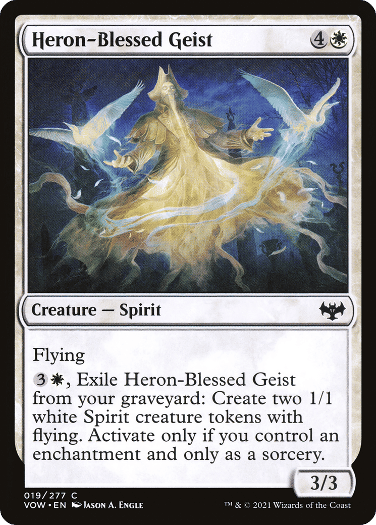 Heron-Blessed Geist — Innistrad: Crimson Vow — Magic: The Gathering