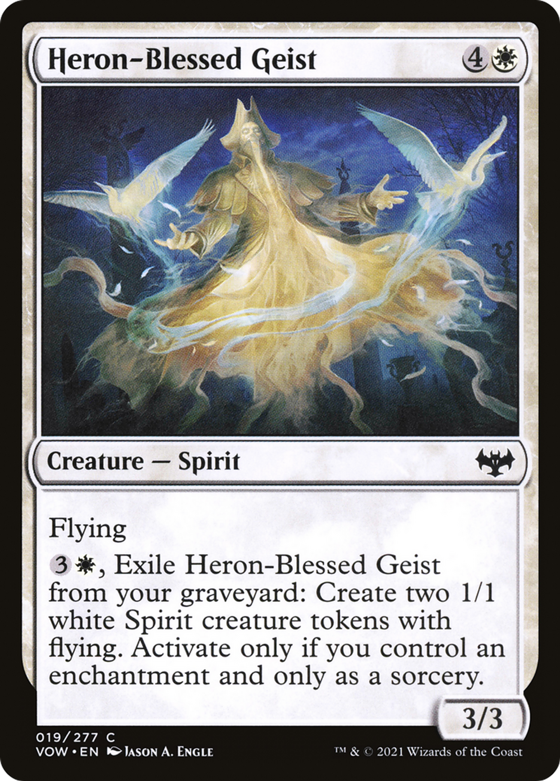 Heron-Blessed Geist — Innistrad: Crimson Vow — Magic: The Gathering