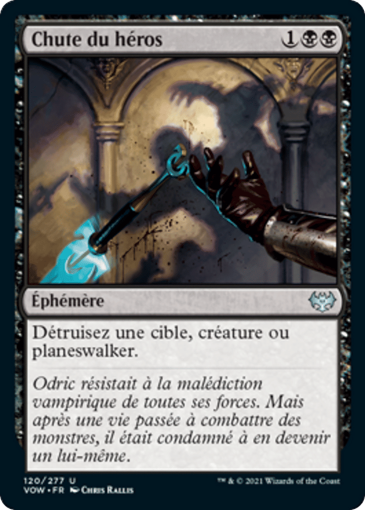 Chute du héros — Innistrad: Crimson Vow — Magic: The Gathering