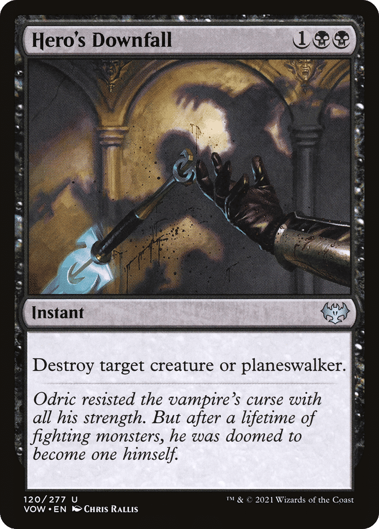 Hero's Downfall — Innistrad: Crimson Vow — Magic: The Gathering