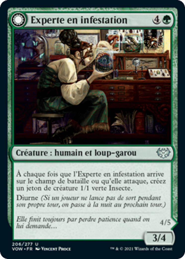 Experte en infestation // Loup-garou infesté — Innistrad: Crimson Vow — Magic: The Gathering