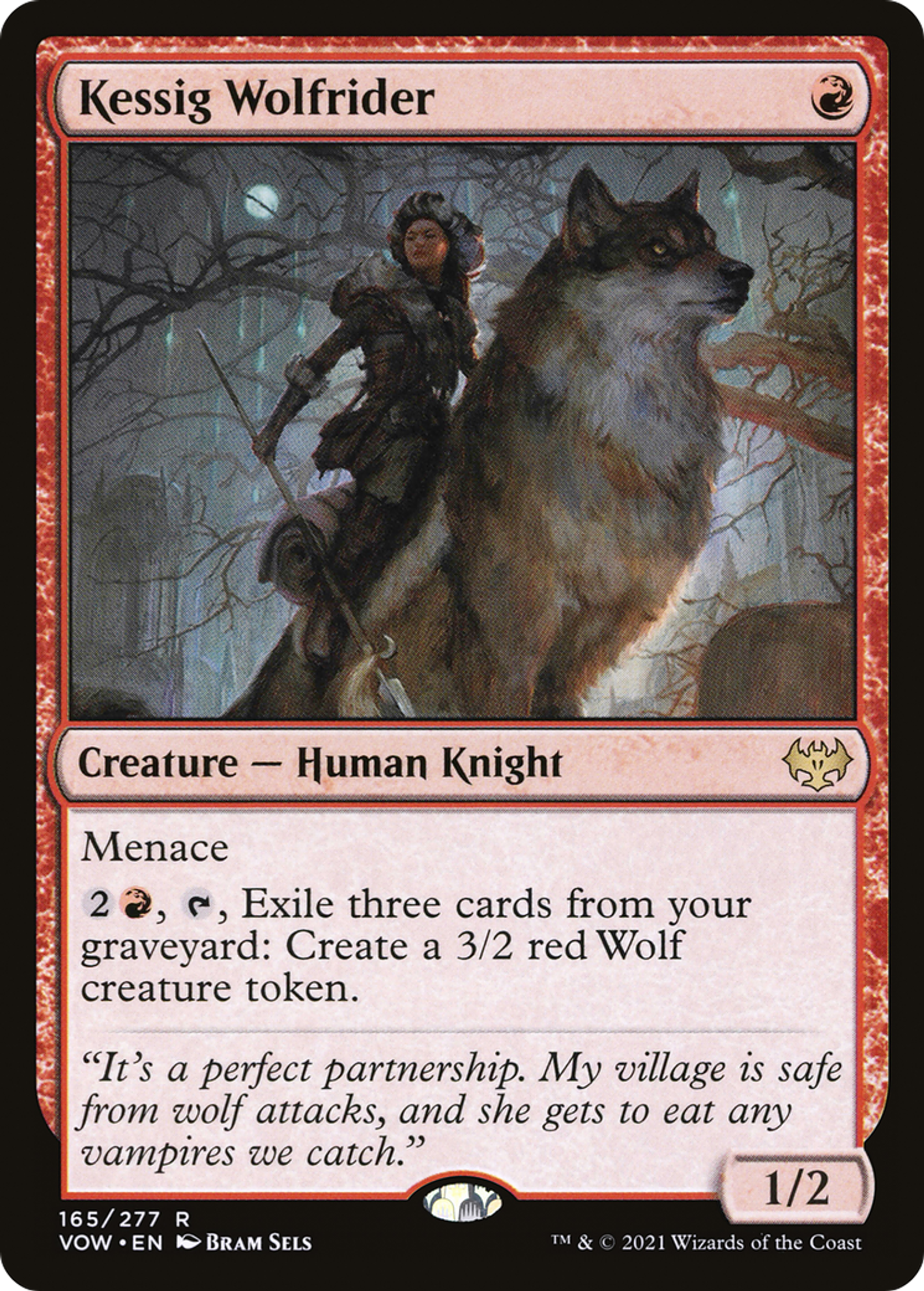 Kessig Wolfrider — Innistrad: Crimson Vow — Magic: The Gathering