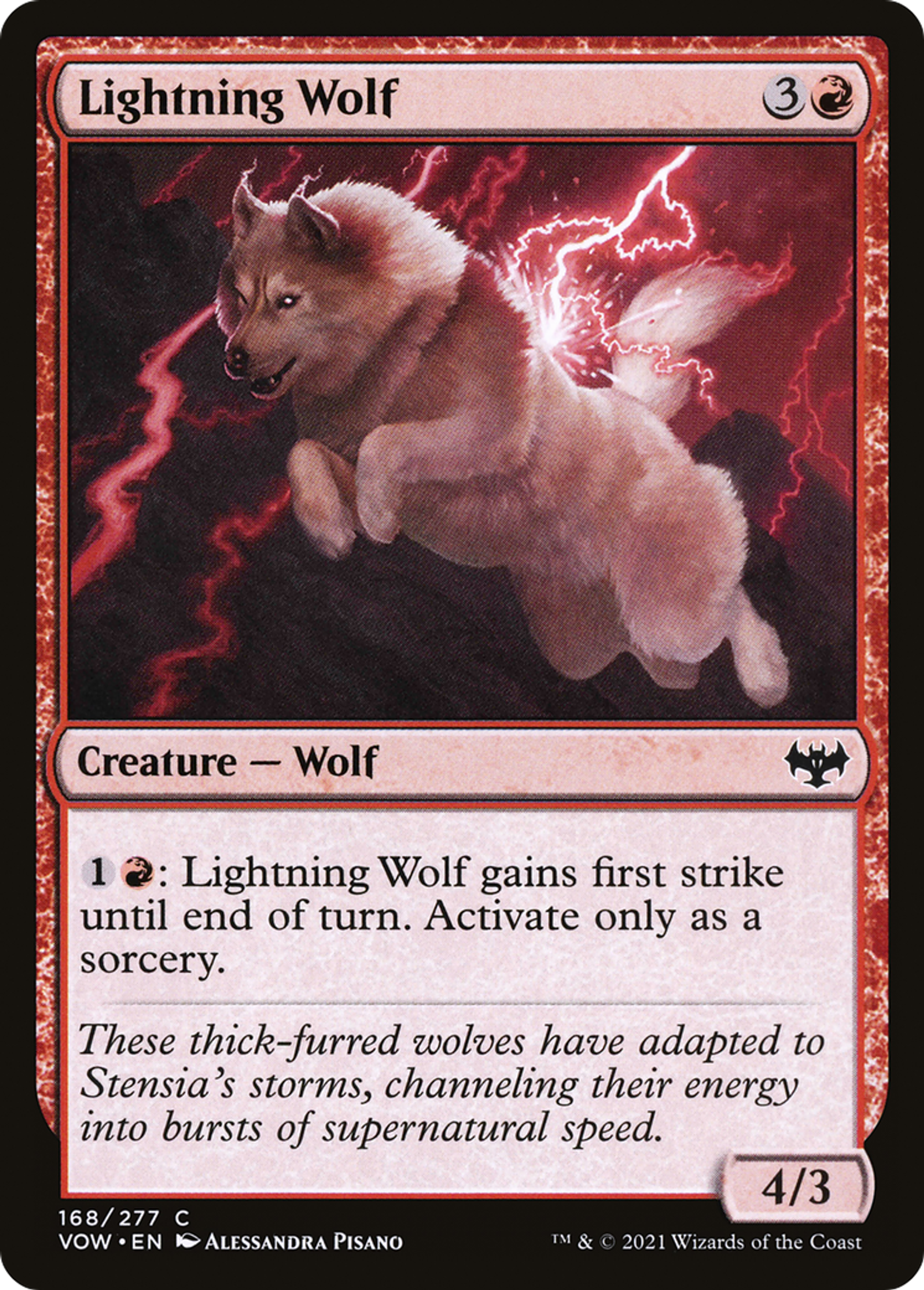 Lightning Wolf — Innistrad: Crimson Vow — Magic: The Gathering