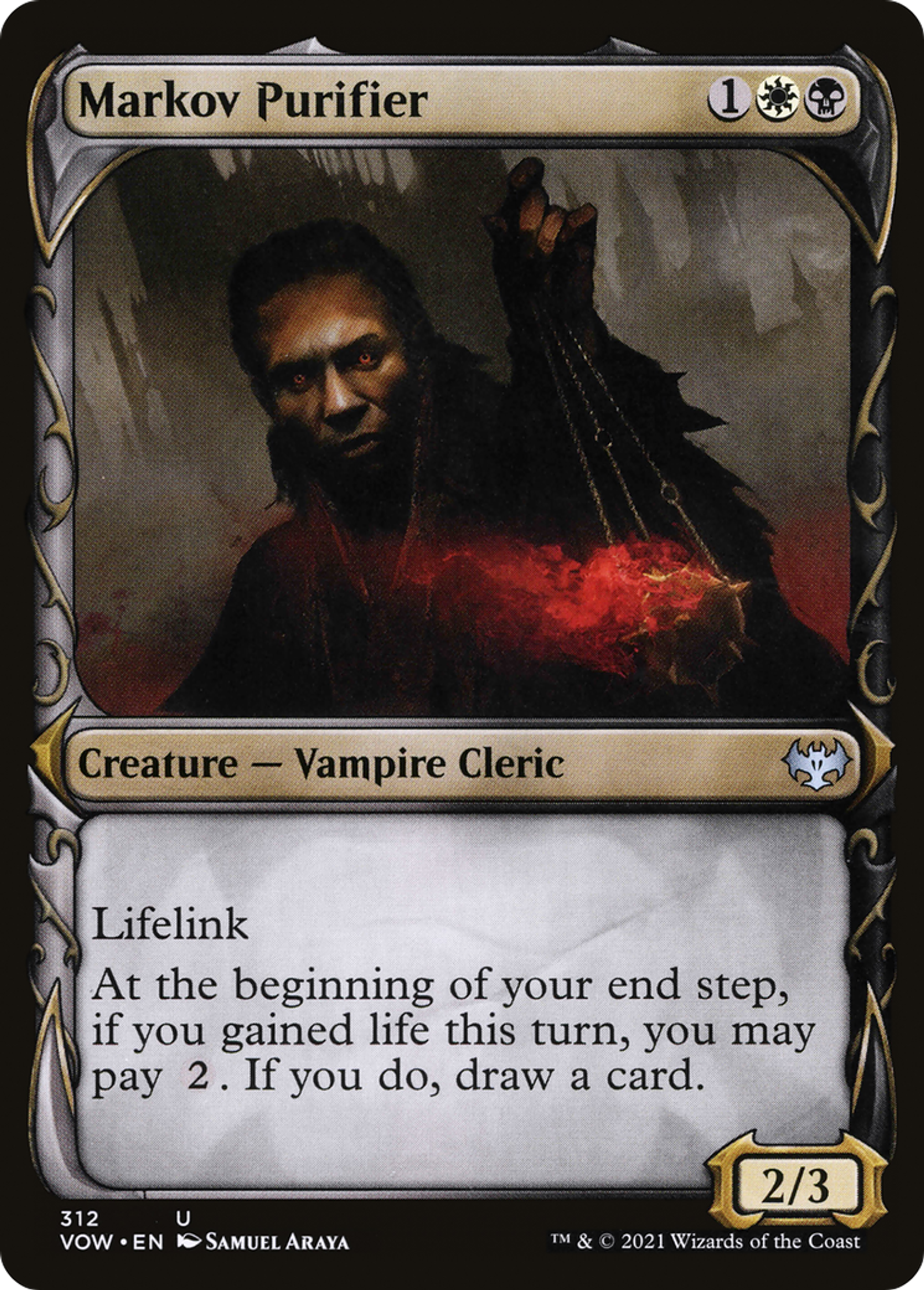 Markov Purifier — Innistrad: Crimson Vow — Magic: The Gathering