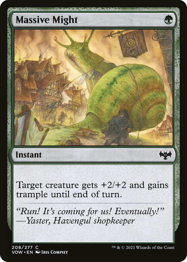 Massive Might — Innistrad: Crimson Vow — Magic: The Gathering