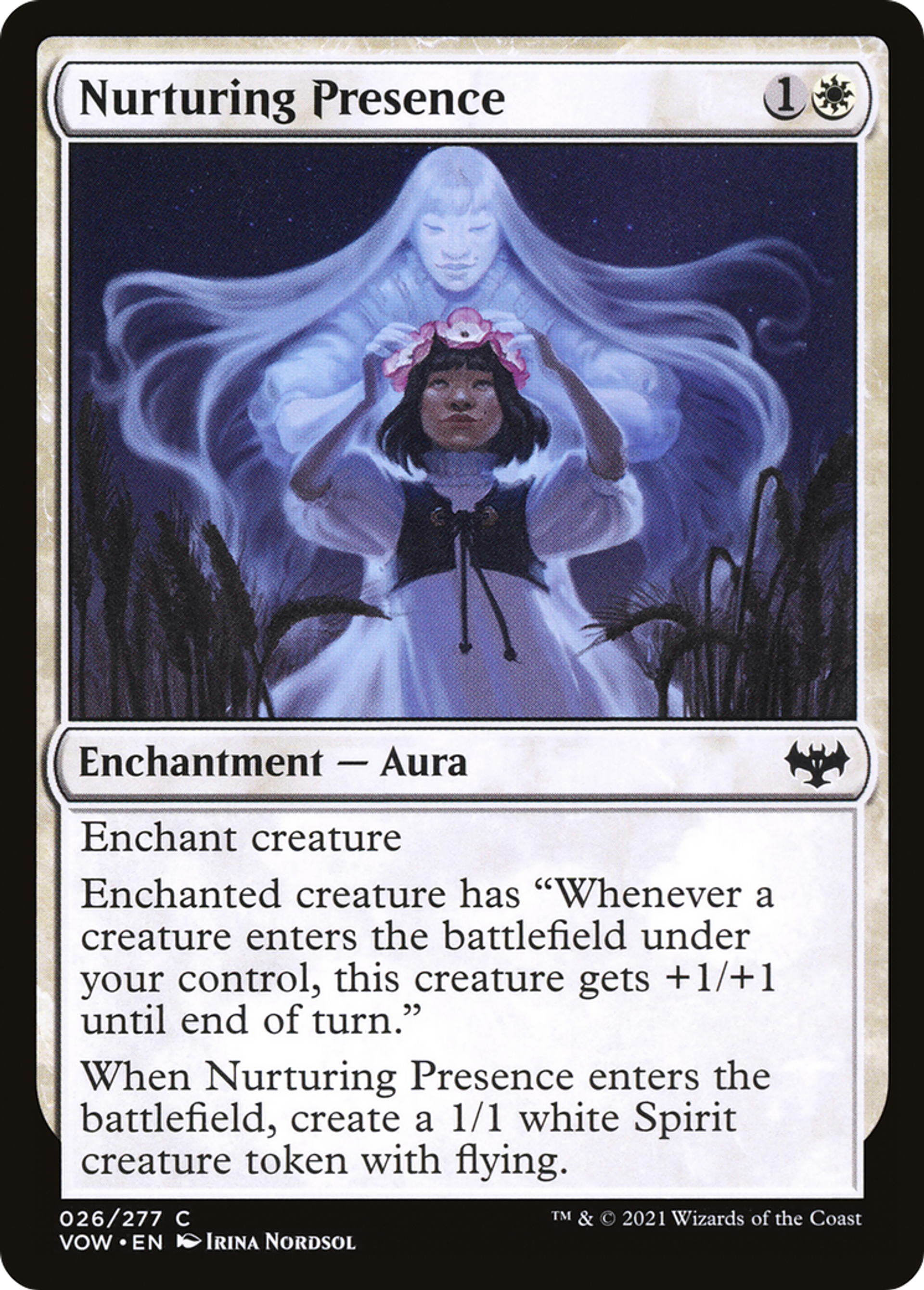 Nurturing Presence — Innistrad: Crimson Vow — Magic: The Gathering