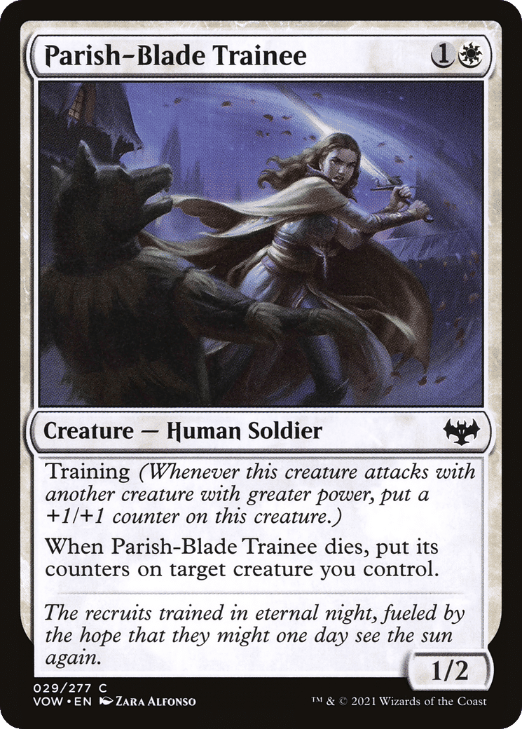 Parish-Blade Trainee — Innistrad: Crimson Vow — Magic: The Gathering