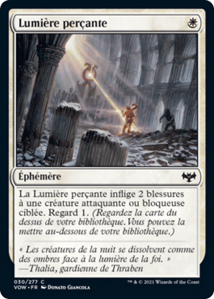 Lumière perçante — Innistrad: Crimson Vow — Magic: The Gathering