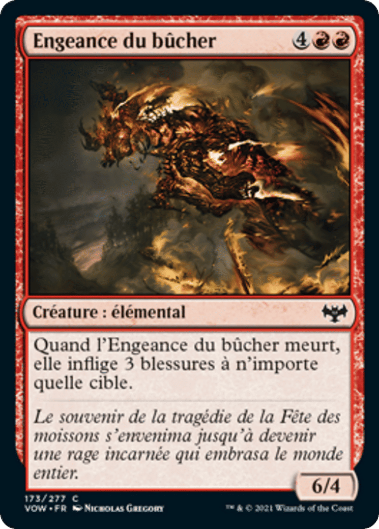 Engeance du bûcher — Innistrad: Crimson Vow — Magic: The Gathering