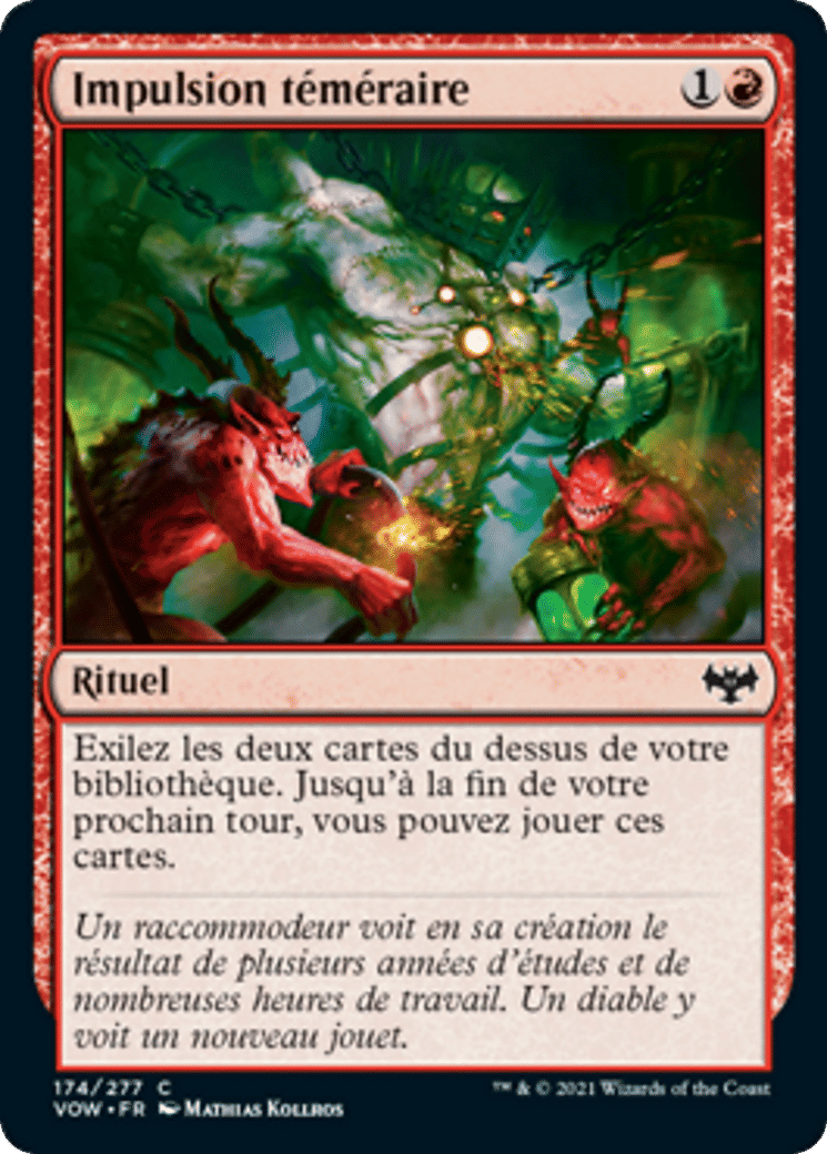 Impulsion téméraire — Innistrad: Crimson Vow — Magic: The Gathering