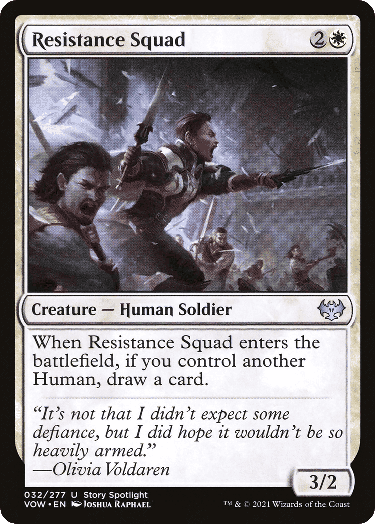 Resistance Squad — Innistrad: Crimson Vow — Magic: The Gathering