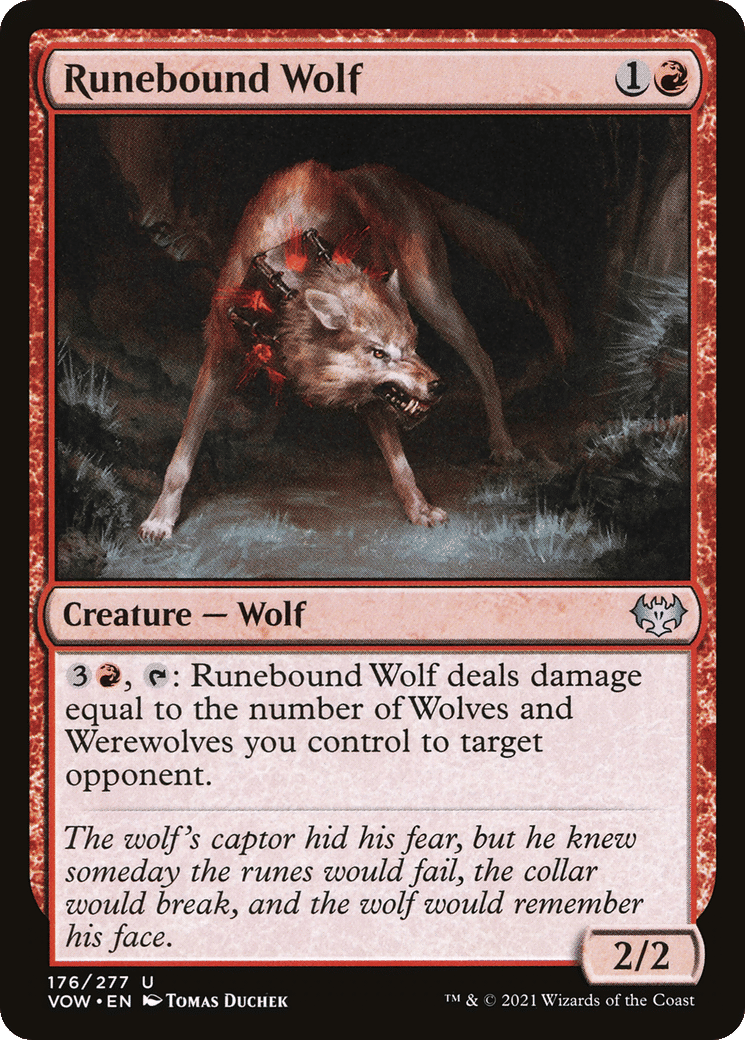 Runebound Wolf — Innistrad: Crimson Vow — Magic: The Gathering