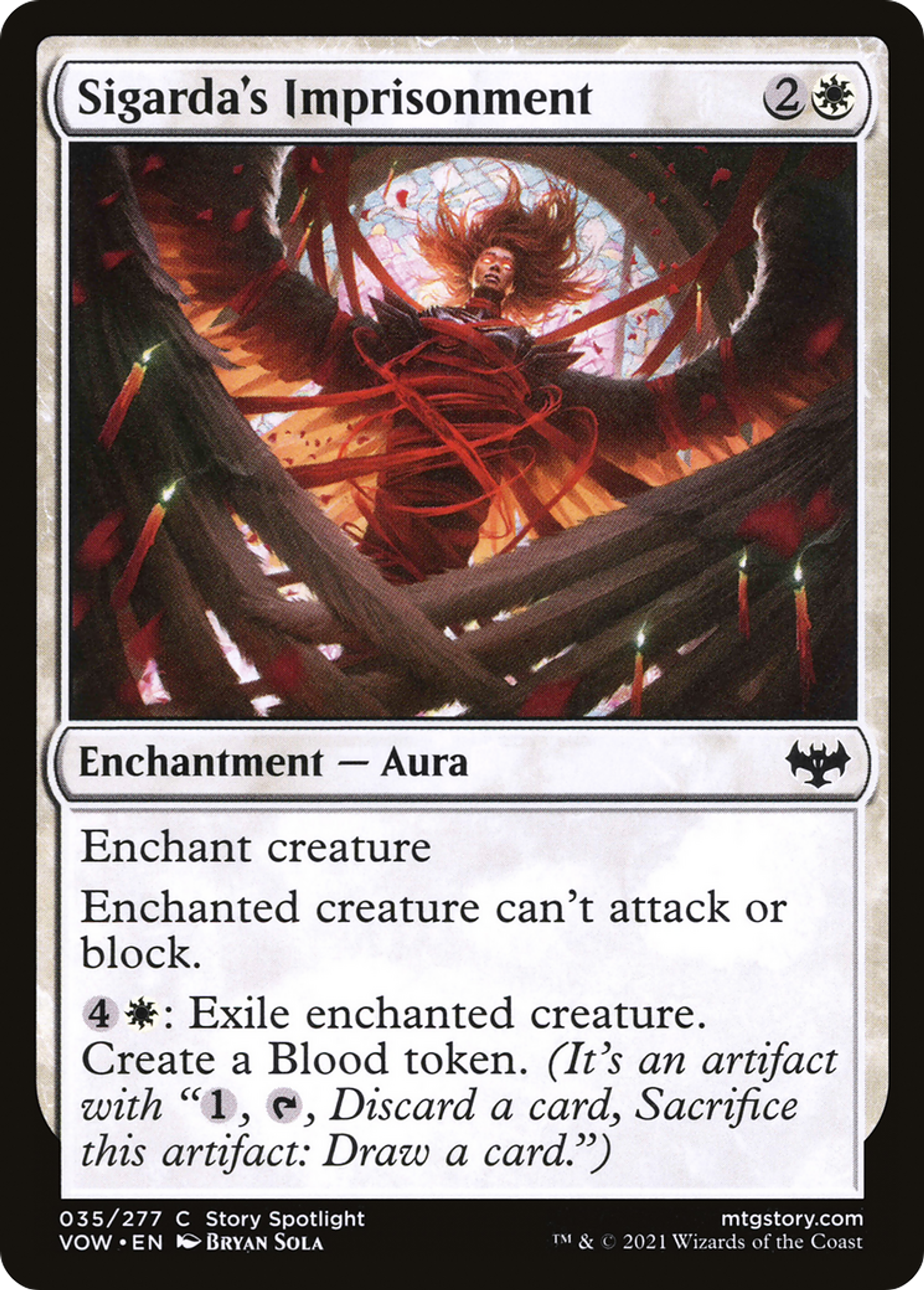 Sigarda's Imprisonment — Innistrad: Crimson Vow — Magic: The Gathering