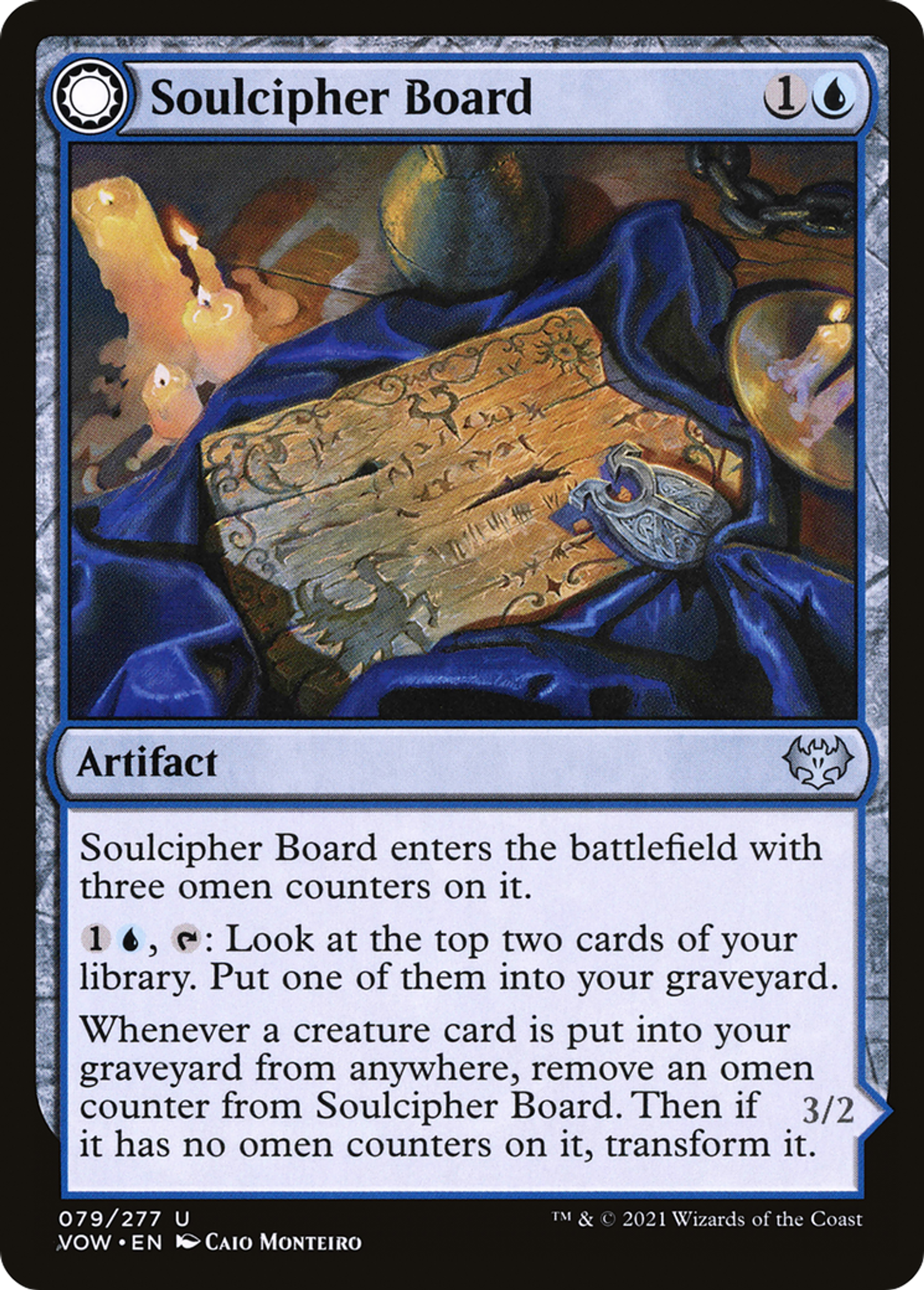 Planche crypte-âme // Esprit crypté — Innistrad: Crimson Vow — Magic: The Gathering
