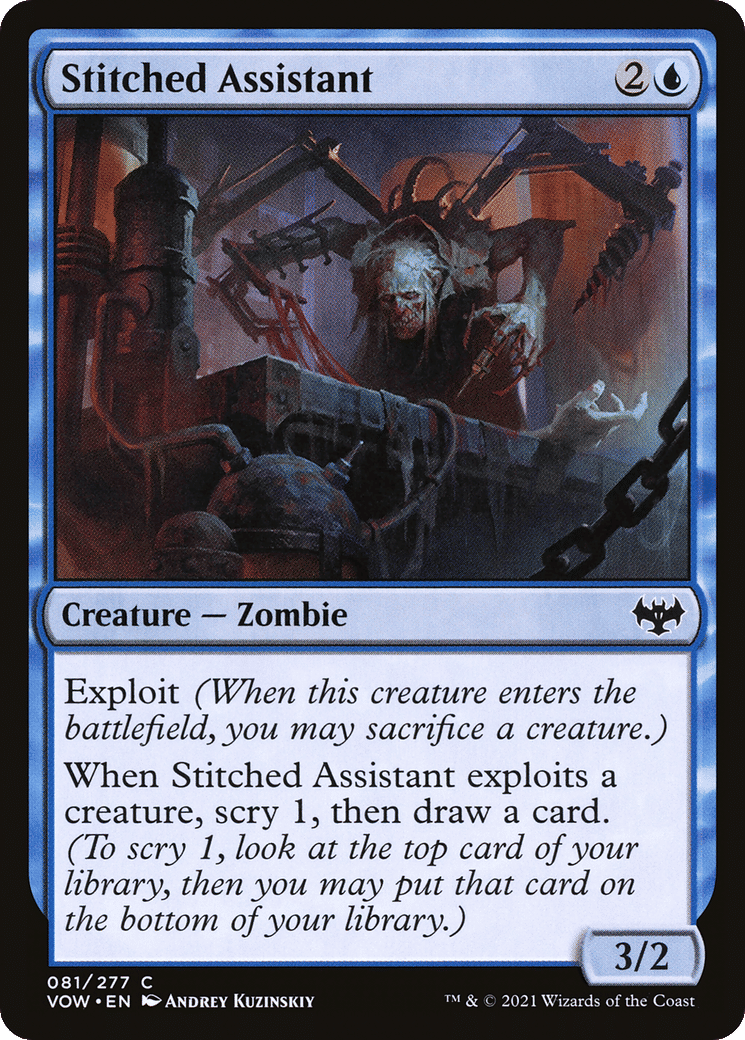 Stitched Assistant — Innistrad: Crimson Vow — Magic: The Gathering