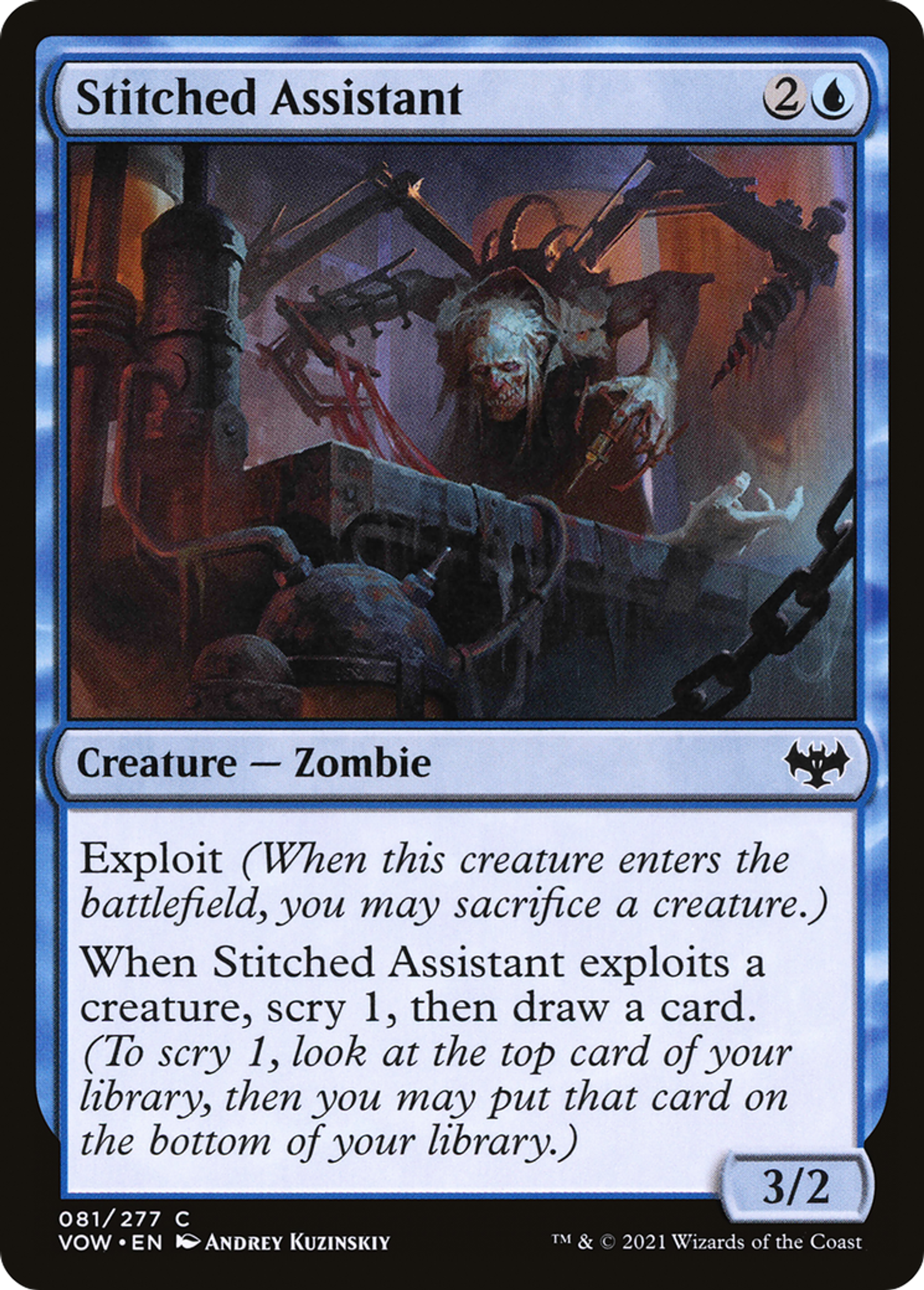 Assistant raccommodé — Innistrad: Crimson Vow — Magic: The Gathering