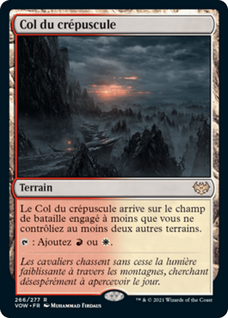 Col du crépuscule — Innistrad: Crimson Vow — Magic: The Gathering