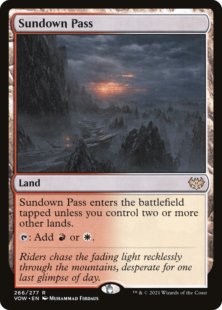 Sundown Pass — Innistrad: Crimson Vow — Magic: The Gathering