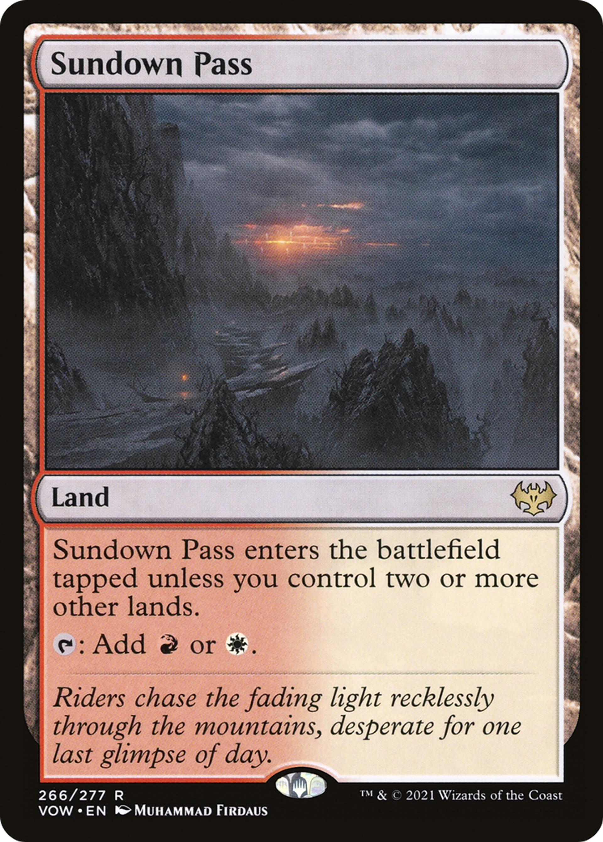 Sundown Pass — Innistrad: Crimson Vow — Magic: The Gathering