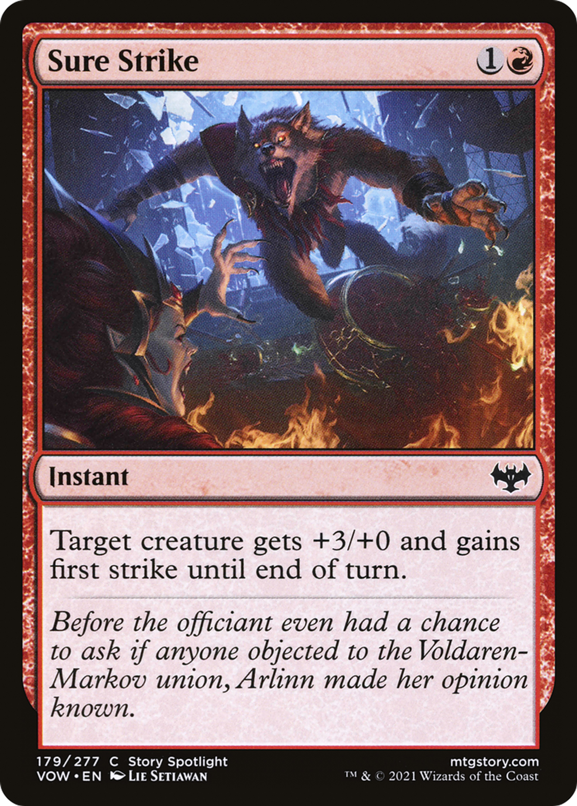 Sure Strike — Innistrad: Crimson Vow — Magic: The Gathering