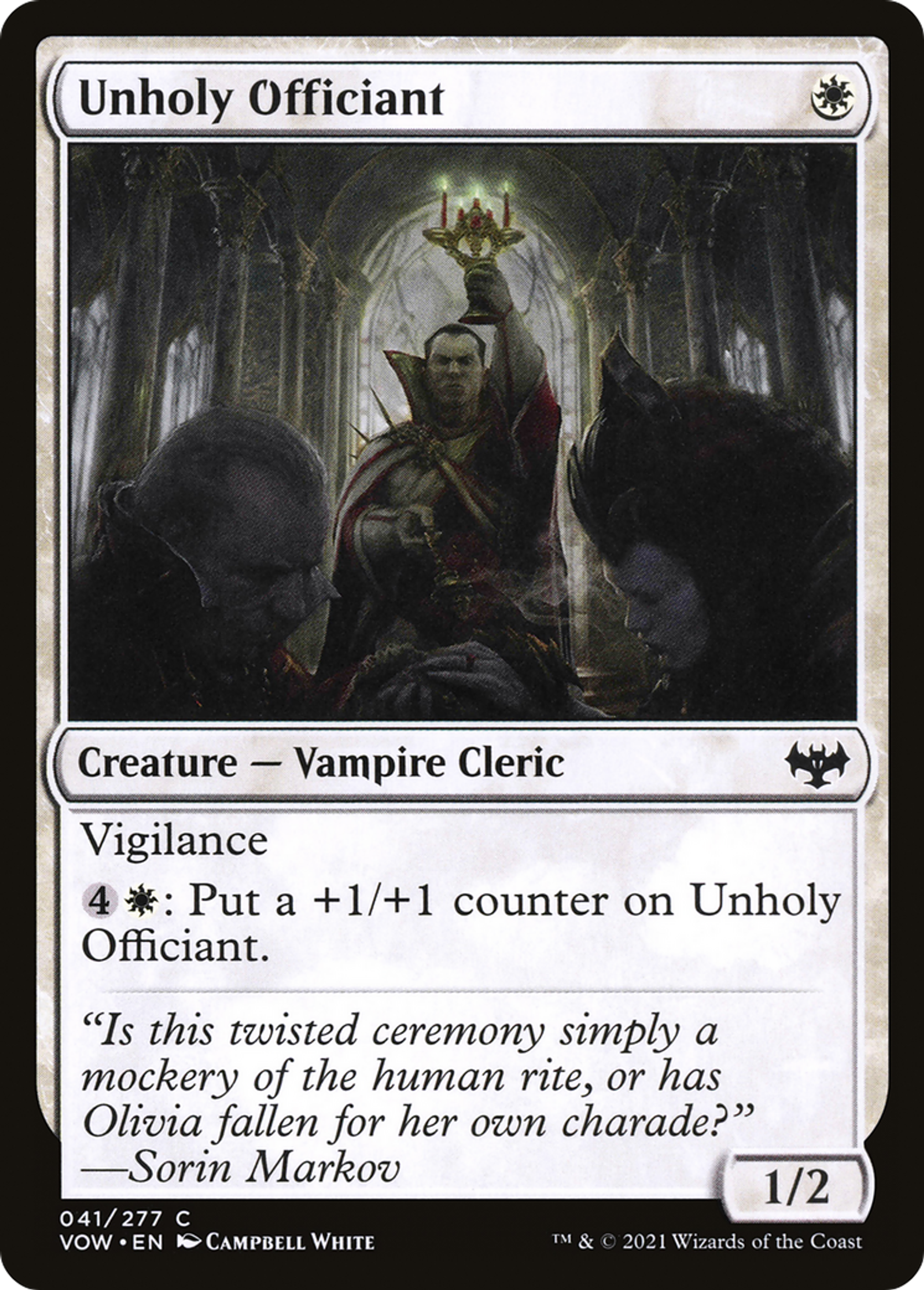 Unholy Officiant — Innistrad: Crimson Vow — Magic: The Gathering