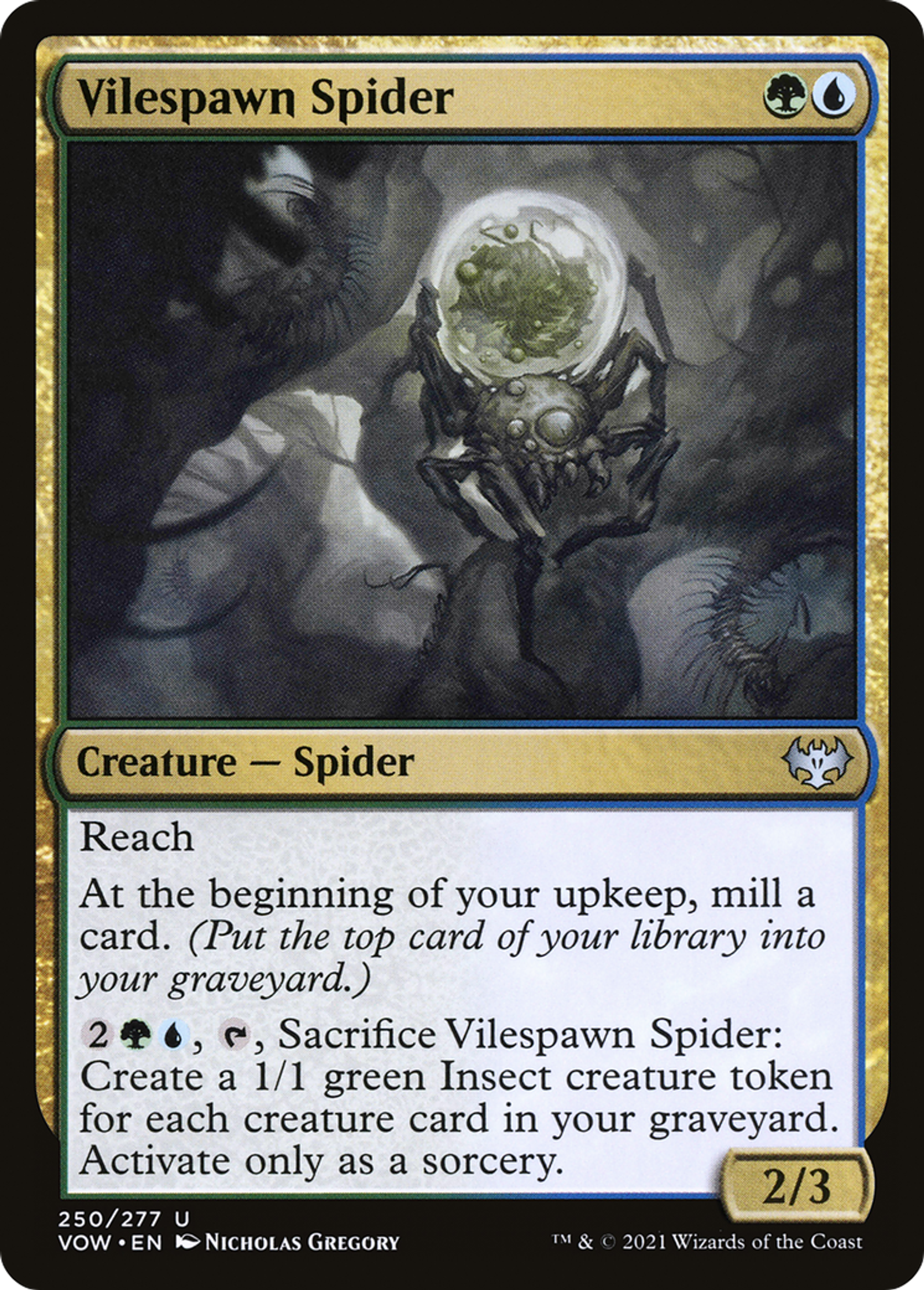 Vilespawn Spider — Innistrad: Crimson Vow — Magic: The Gathering