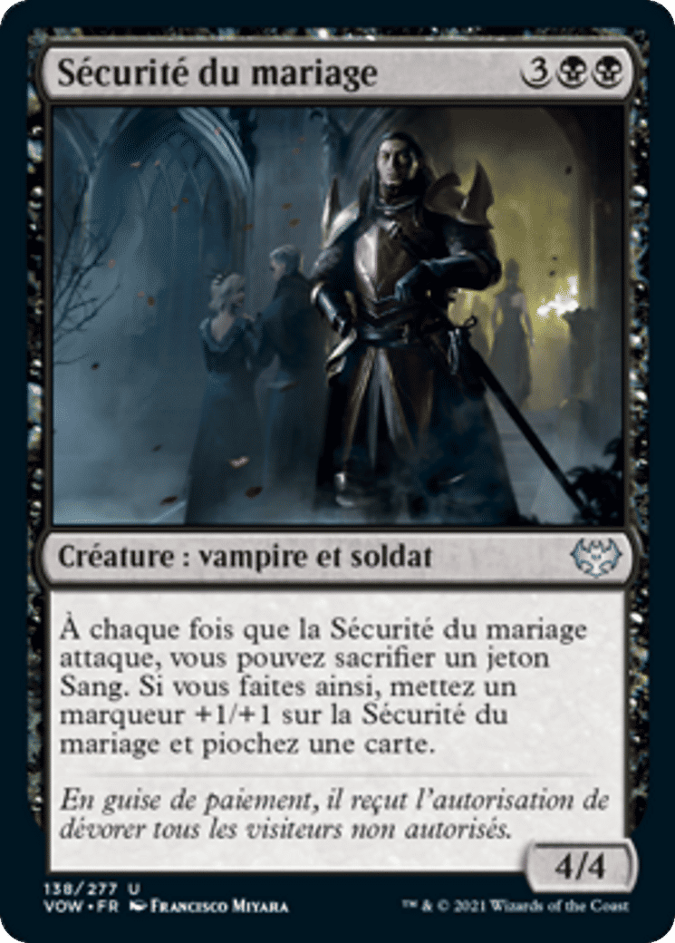 Sécurité du mariage — Innistrad: Crimson Vow — Magic: The Gathering